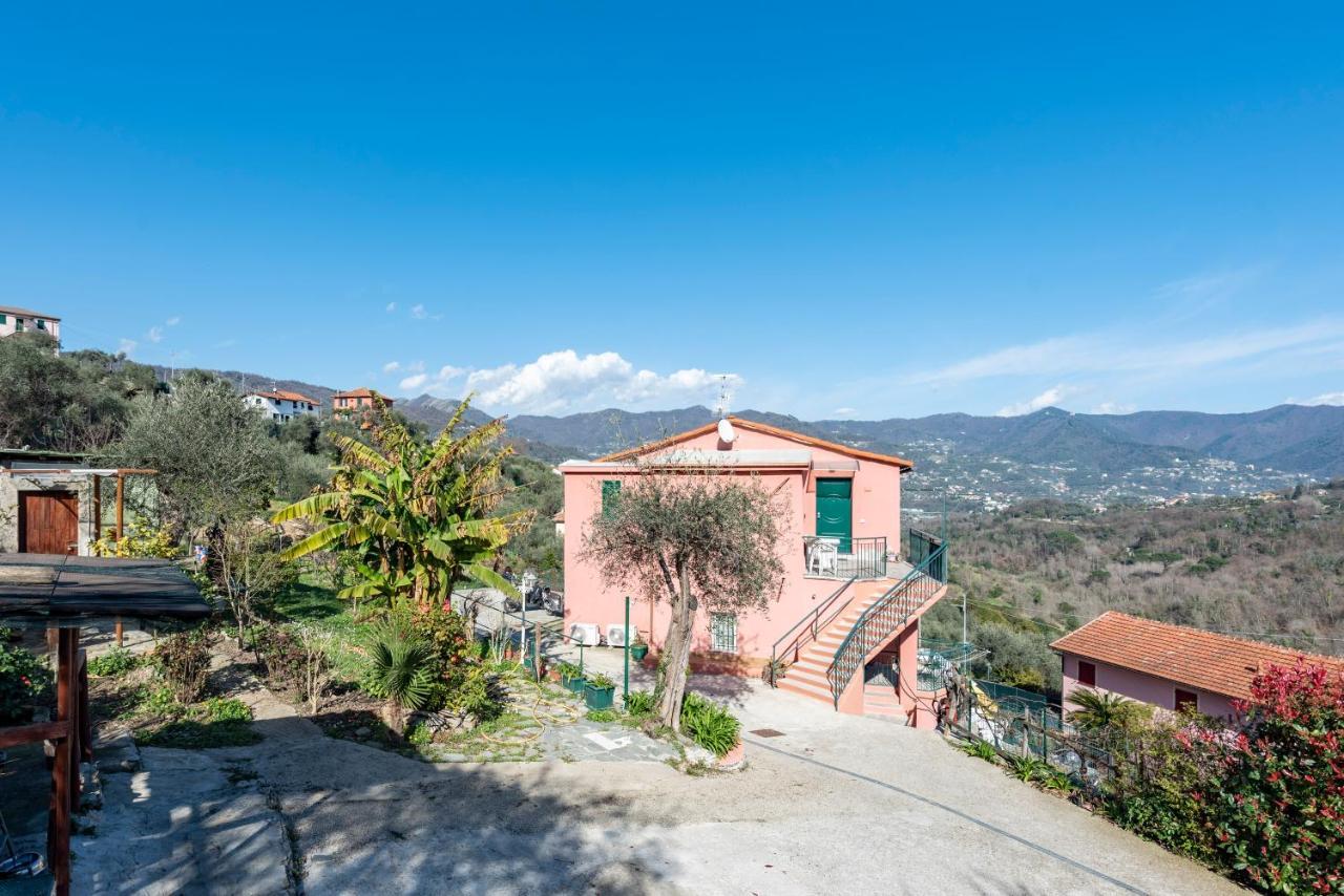 Alla Casa Rosa, Peaceful Apartment Surrounded By Greenery With Free Parking, Wifi & Air Conditioning راباللو المظهر الخارجي الصورة
