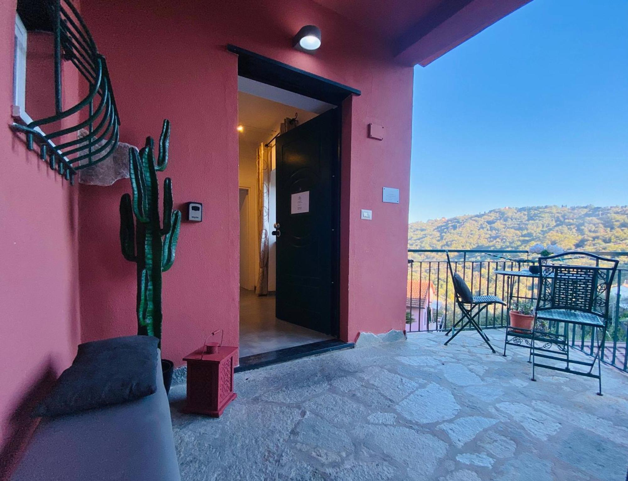 Alla Casa Rosa, Peaceful Apartment Surrounded By Greenery With Free Parking, Wifi & Air Conditioning راباللو المظهر الخارجي الصورة